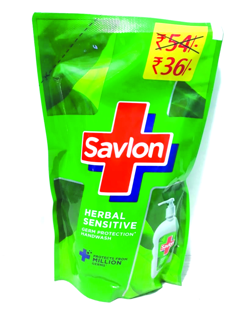 Savlon Herbal Sensitive Handwash,Refill Pouch-175 ml